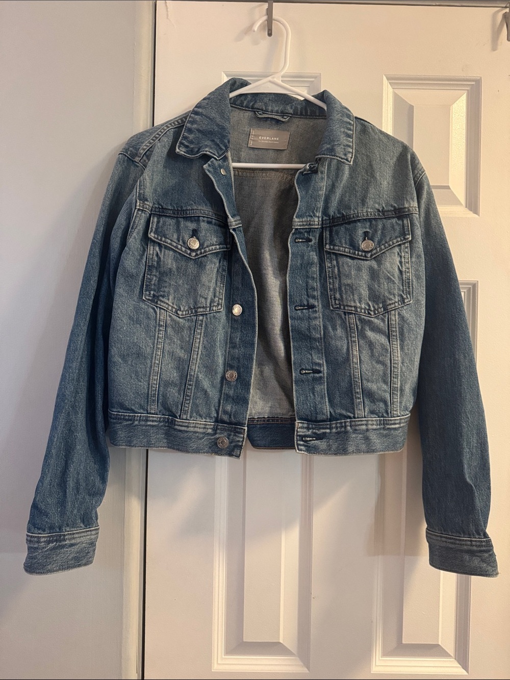 Everlane Light Wash Denim Jacket